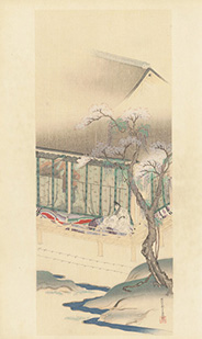 1899(明治32)年　国華　源氏物語花宴図