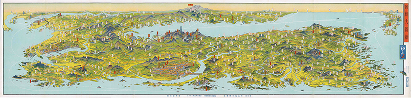 朝鮮大図絵「朝鮮大図絵」　昭和４（１９２９）年