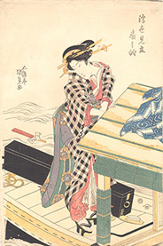 Utagawa Kunisada浮世見立扇之的 1815-1827