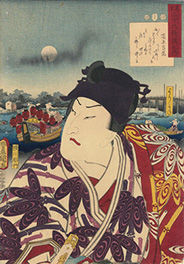Utagawa Kunisada見立三十六歌撰之内 藤原兼光 1852