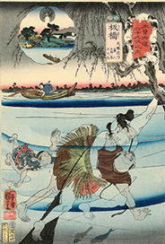 Utagawa Kuniyoshi木曽街道六十九次 板橋 1852