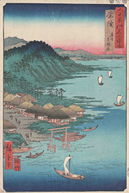 Utagawa Hiroshige 六十余州名所図会常陸 鹿嶋太神宮 1853