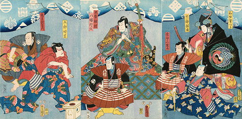 Utagawa Kunisada 寿曽我対面 1854