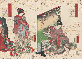 Utagawa Kunisada 源氏後集余情 第三十一まき おとめ 1857