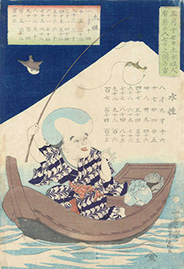 Utagawa Yoshitomi 有掛絵 1864