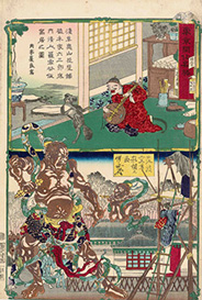 Kawanabe Kyōsai 東京開化名勝 1875