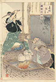 The 2nd Utagawa Yoshimune 撰雪六六談 宮本武蔵 1892