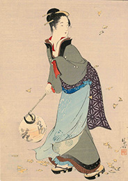 Kaburaki Kiyokata 文藝倶楽部 八幡鐘 1909