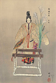 Tsukioka Kōgyo 月岡耕漁 能楽百番 井筒 1924