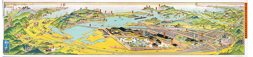 The Famous Places of Tosa centering Tokugetsu-ro<br>1928