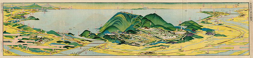 The Famous Places along Echigo Railroad<br>1921