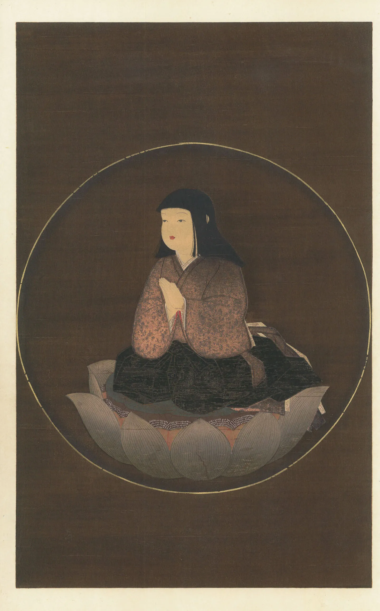 国華　伝信實筆　稚児大師図 作者不明 1893(明治26)年