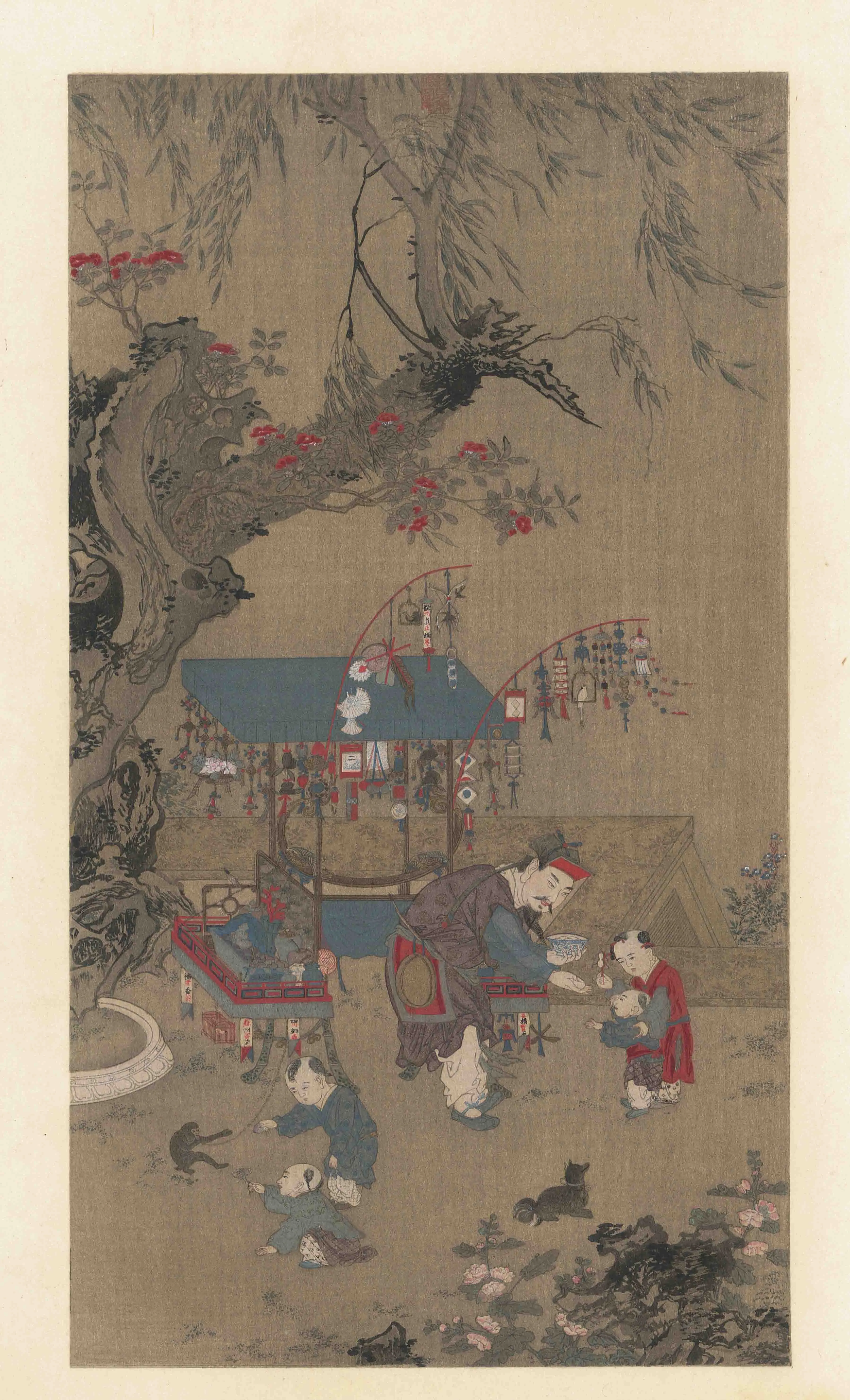 国華　呂文英筆　売玩翁図 作者不明 1893(明治26)年