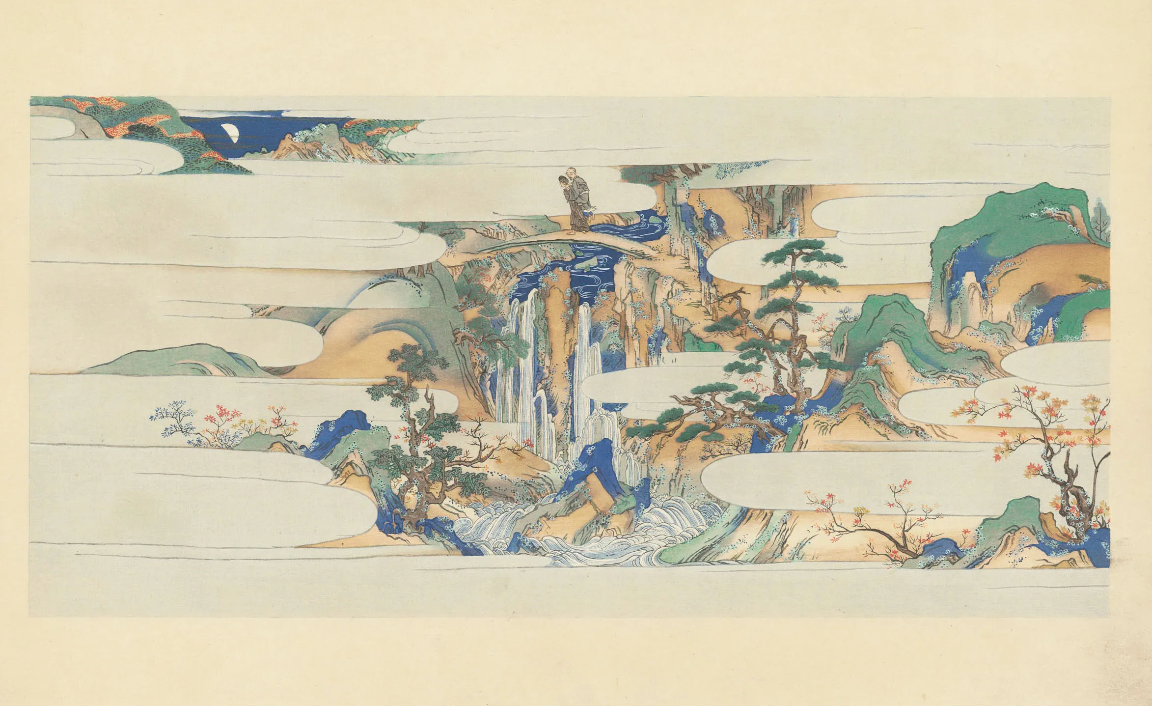 国華 狩野元信筆 清凉寺縁起絵巻 作者不明 1899(明治32)年