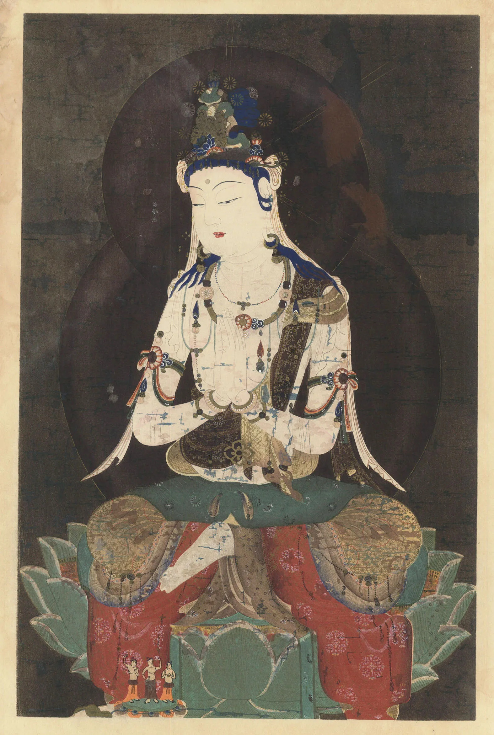 稿本日本帝國美術略史 普賢菩薩像 作者不明 1900(明治33)年