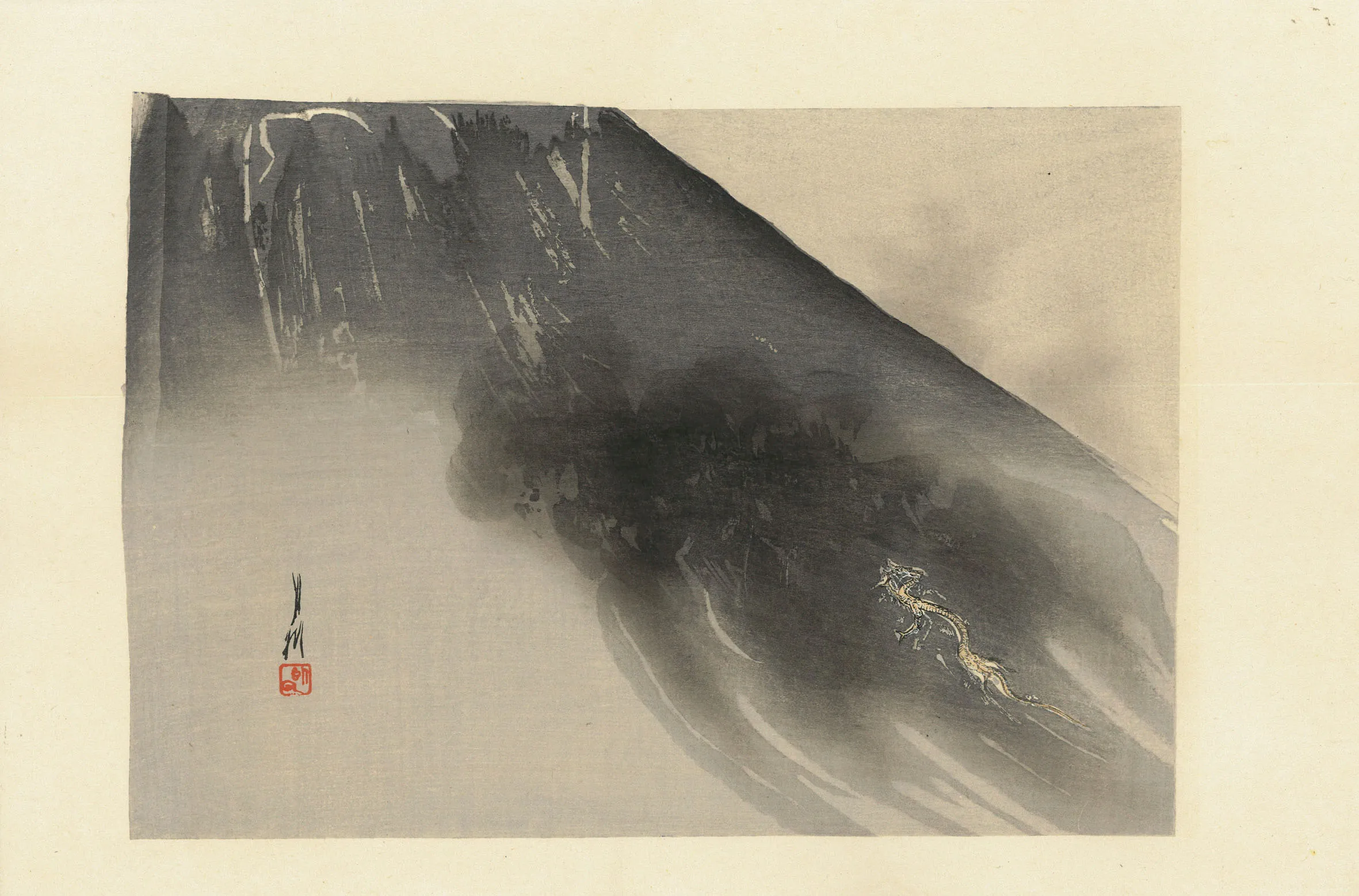 百富士 尾形月耕 1904(明治37)年頃