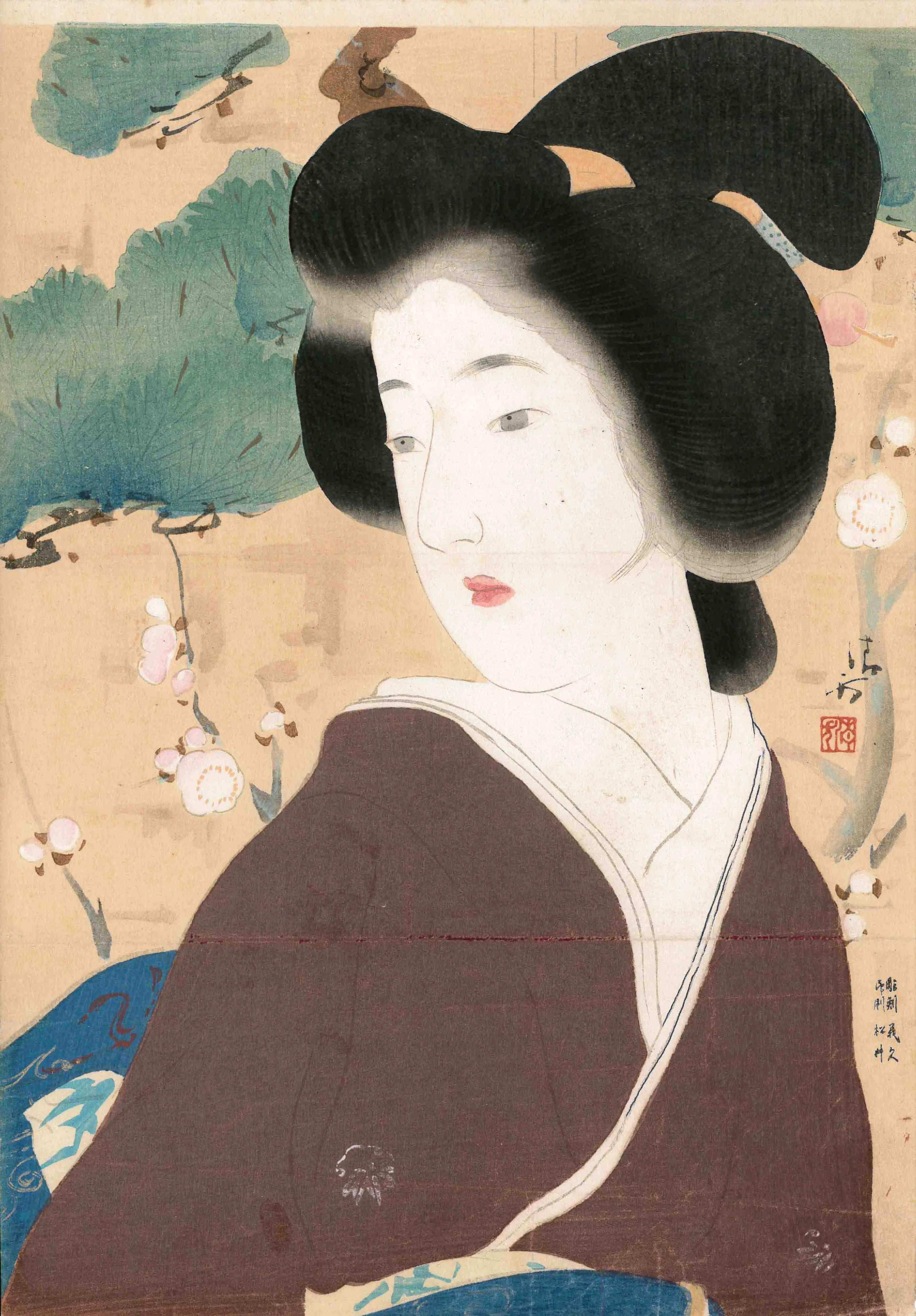 春粧 鏑木清方 1914(大正3)年