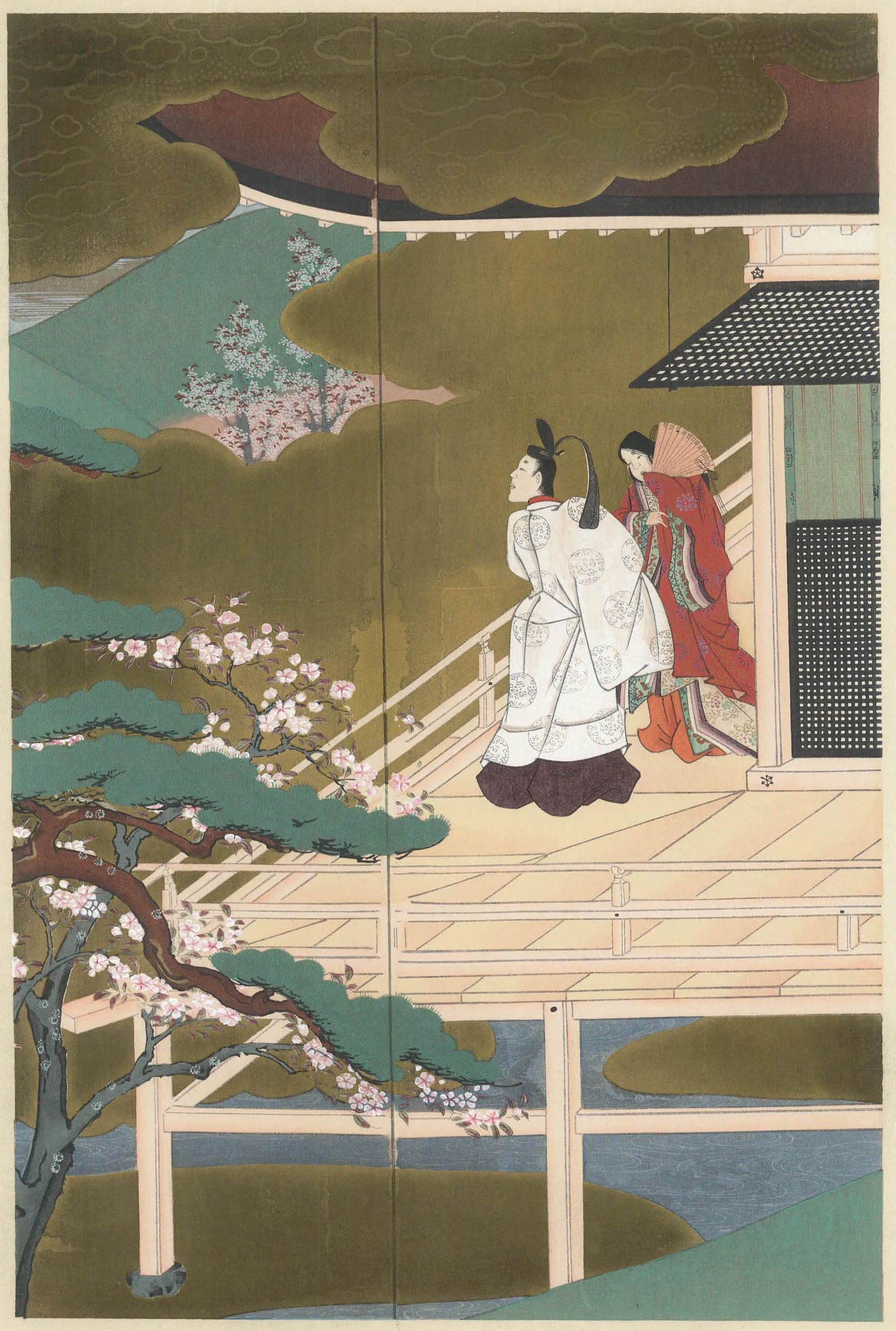 国華 岩佐又兵衛筆 源氏絵屏風 作者不明 1928(昭和3)年