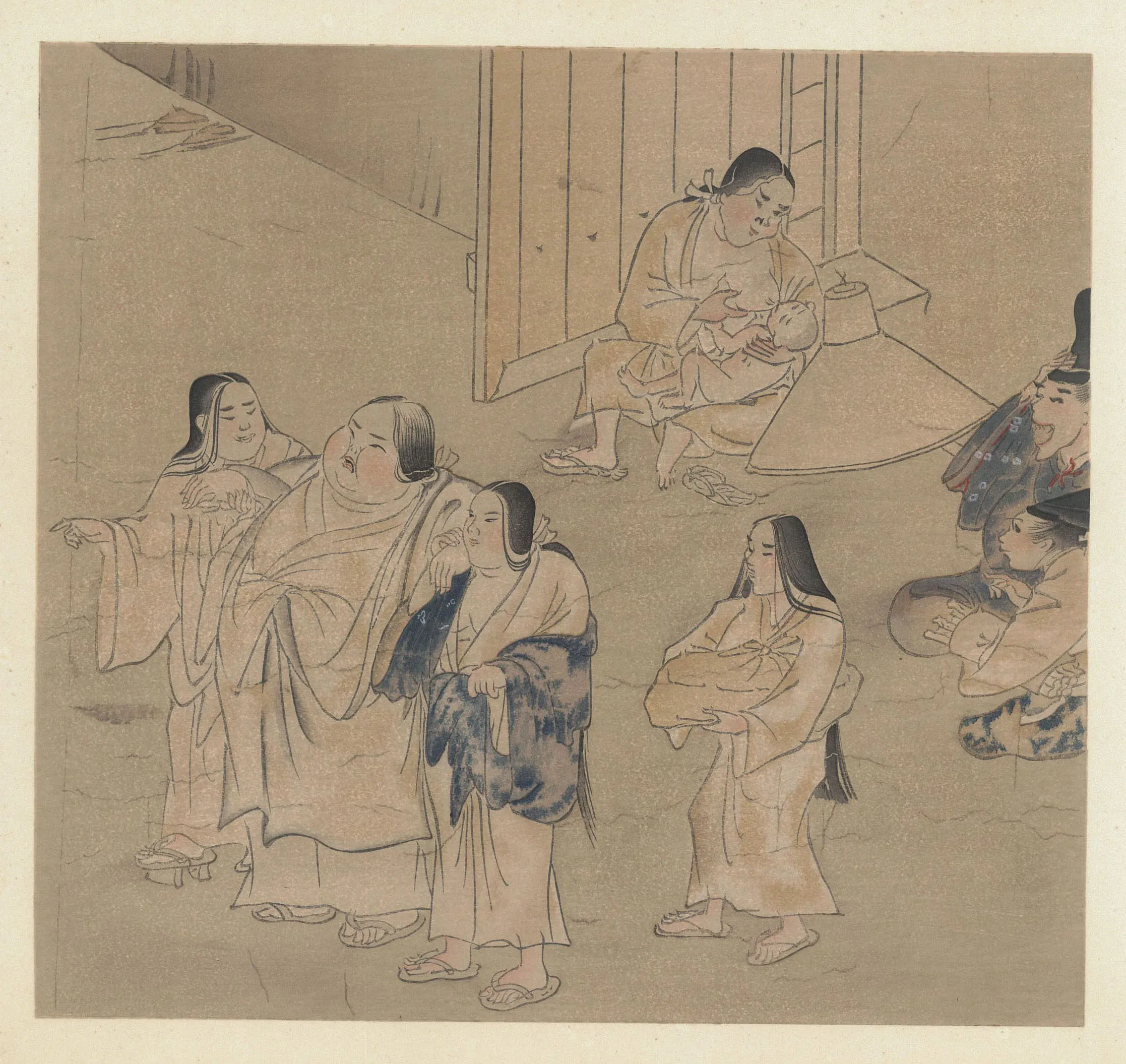 国華 病草紙絵（肥満の女） 作者不明 1941(昭和16)年